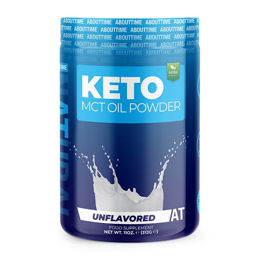 About Time MCT Powder Unflavoured 312g Keto Holland&Barrett   
