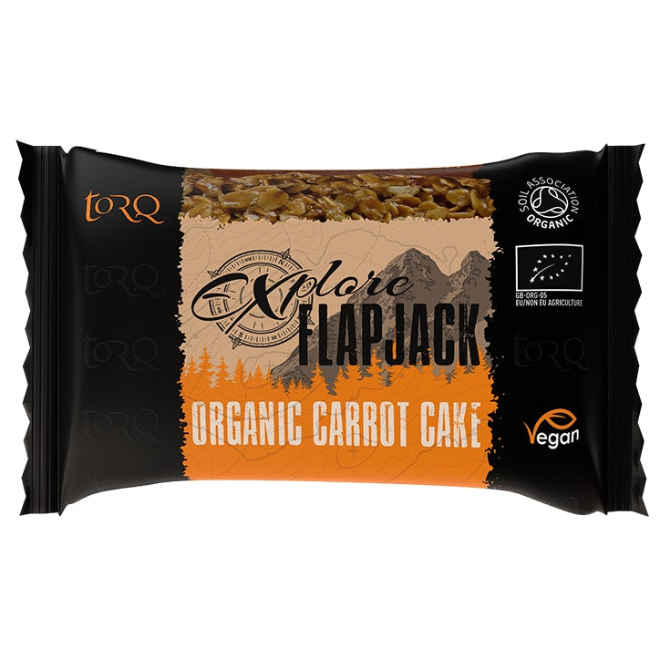 TORQ Flapjack Organic Carrot Cake 65g Protein Flapjacks Holland&Barrett   