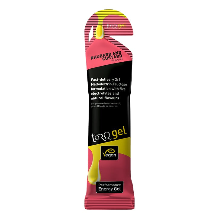 TORQ Energy Gel Rhubarb & Custard 45g