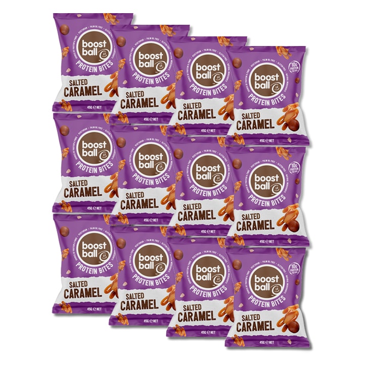 Boostball Protein Bites Salted Caramel 12 x 45g