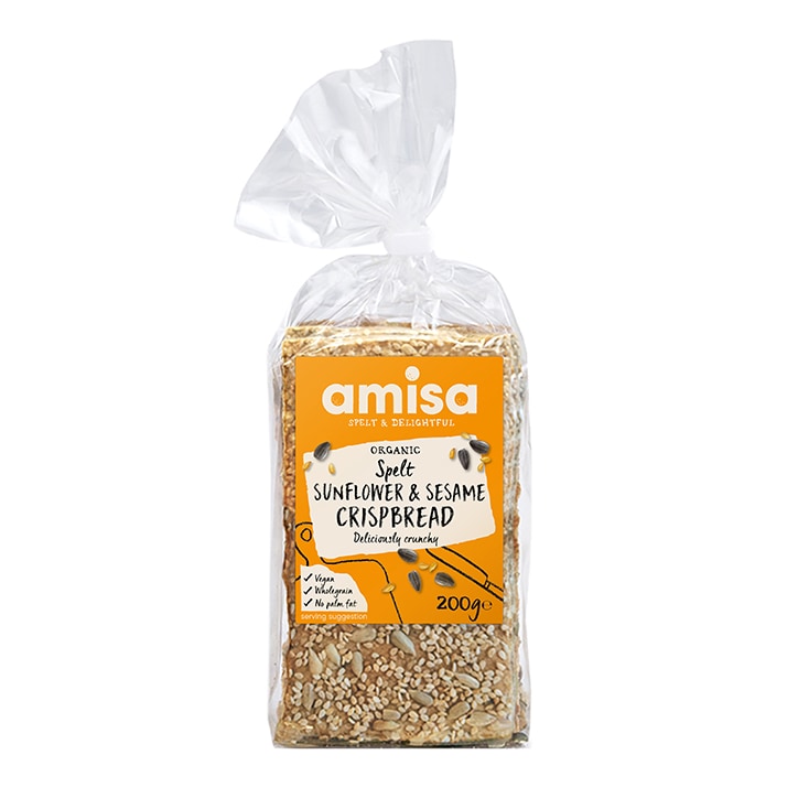 Amisa Spelt Sunflower & Sesame Crispbread 200g