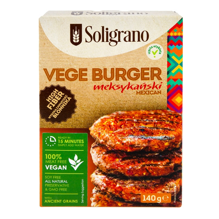 Soligrano Mexican Burger 140g GOODS Holland&Barrett   