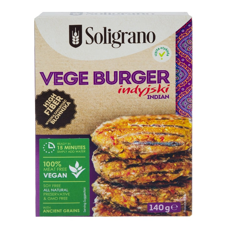 Soligrano Indian Burger 140g GOODS Holland&Barrett   