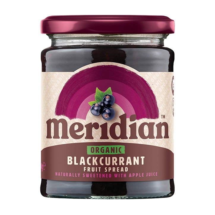 Meridian Organic Blackcurrant Fruit Spread 284g GOODS Holland&Barrett   