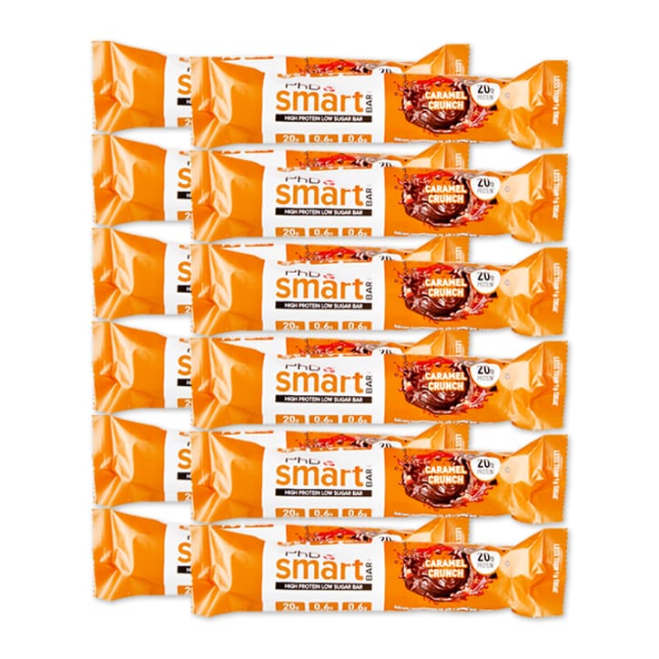 PhD Smart Bar Caramel Crunch 12 x 64g GOODS Holland&Barrett   