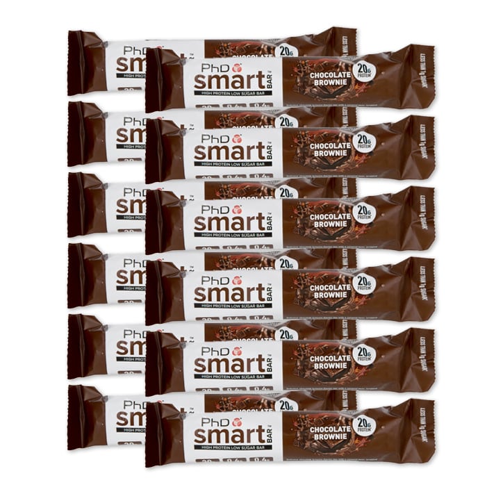 PhD Smart Bar Chocolate Brownie 12 x 64g