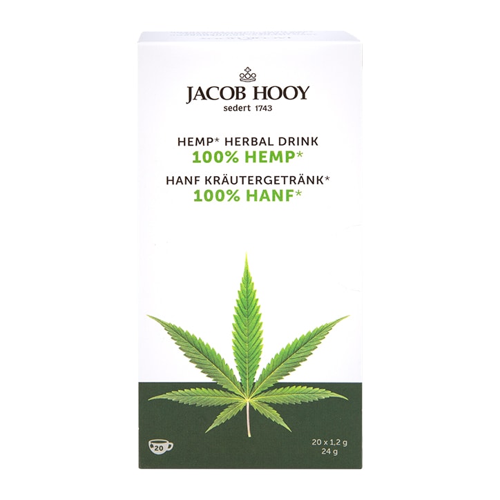 Jacob Hooy Hemp 20 Herbal Tea Bags GOODS Holland&Barrett   