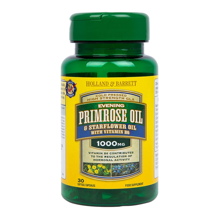 Holland & Barrett Evening Primrose & Starflower Oil 1000mg 30 Capsules