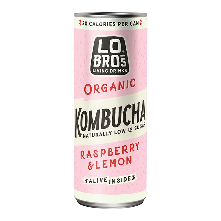 Lo Bros Raspberry Lemonade Kombucha 250ml Drinks Holland&Barrett   