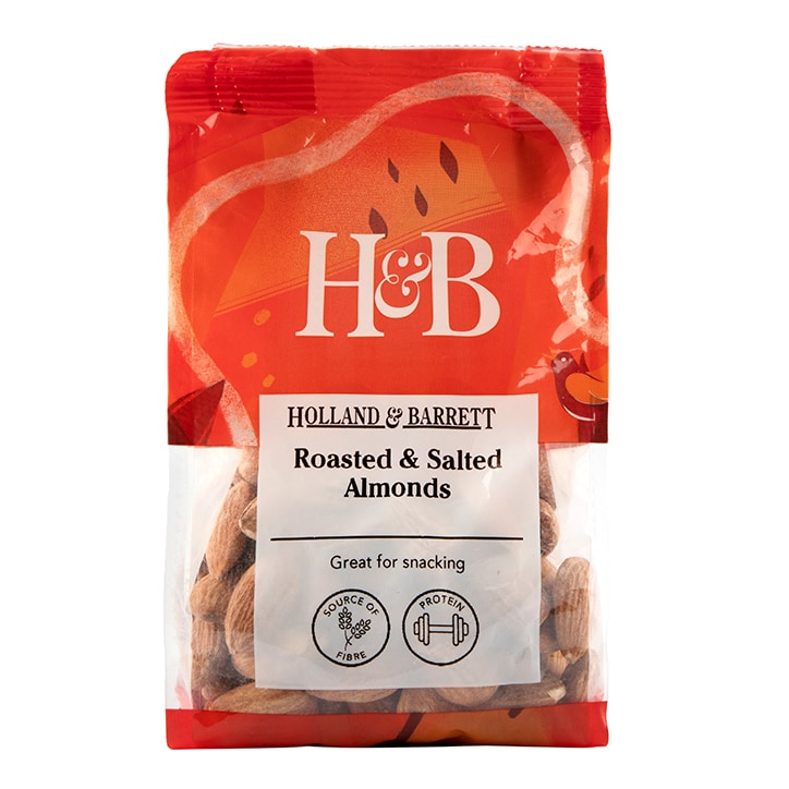 Holland & Barrett Roasted & Salted Almonds 200g GOODS Holland&Barrett   