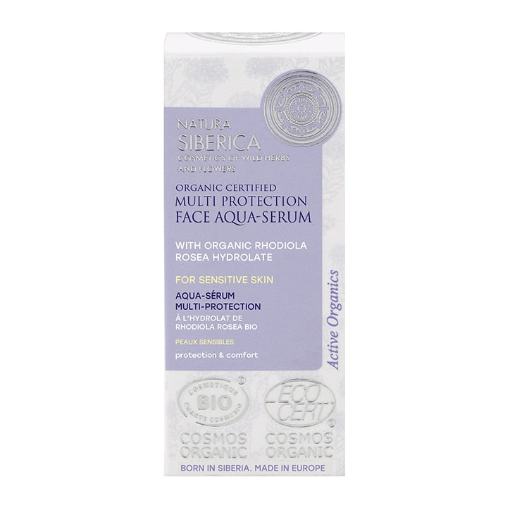 Natura Siberica Multi Protection Face Aqua-Serum for Sensitive Skin 15ml Natural Beauty Shop All Holland&Barrett   