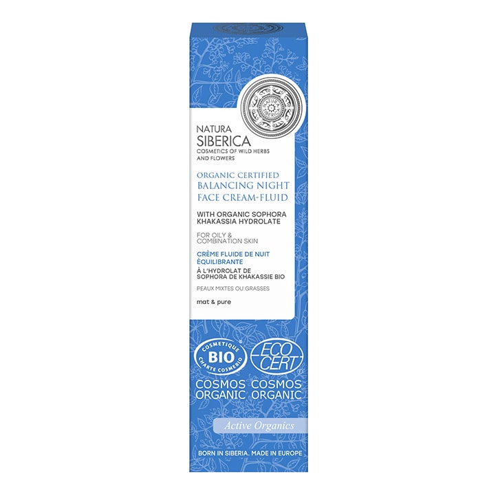 Natura Siberica Balancing Night Face Cream-Fluid GOODS Holland&Barrett   