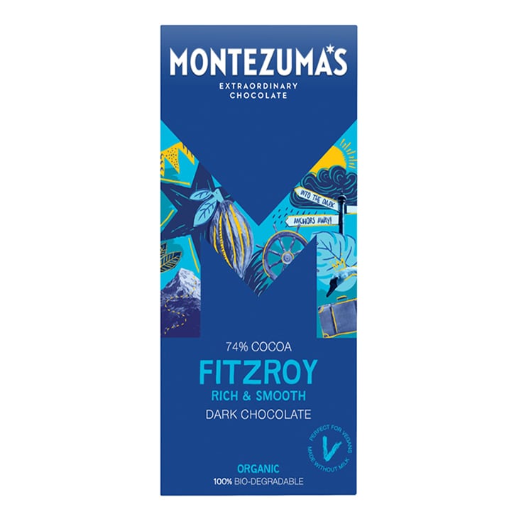 Montezuma's Fitzroy 74% Dark Bar 90g