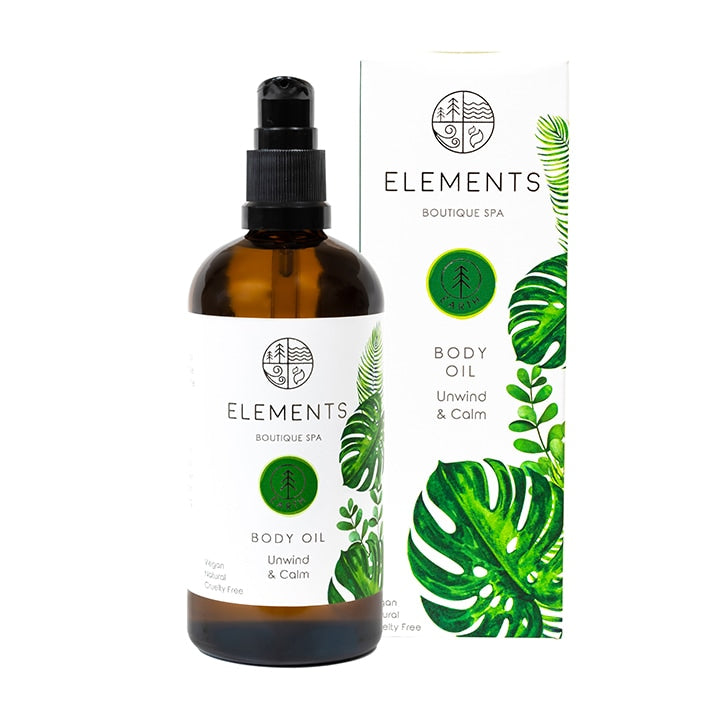 Elements Boutique Spa Massage & Body Oil Earth GOODS Holland&Barrett   