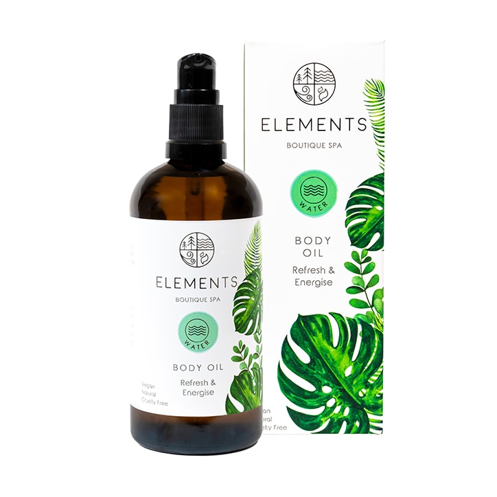 Elements Boutique Spa Massage & Body Oil Water GOODS Holland&Barrett   