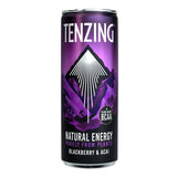 Tenzing Natural Energy Drink Blackberry & Acai 330ml Soft Drinks Holland&Barrett   