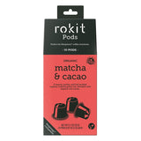 Rokit Organic Matcha & Cacao Nespresso Pods 10s Green Tea Holland&Barrett   