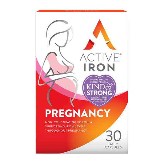 Active Iron Pregnancy 30 Capsules Iron Tablets & Capsules Holland&Barrett   