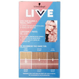 Schwarzkopf LIVE Lightener + Twist Cool Rose 101 Permanent Hair Dye Permanent Hair Dye Boots   