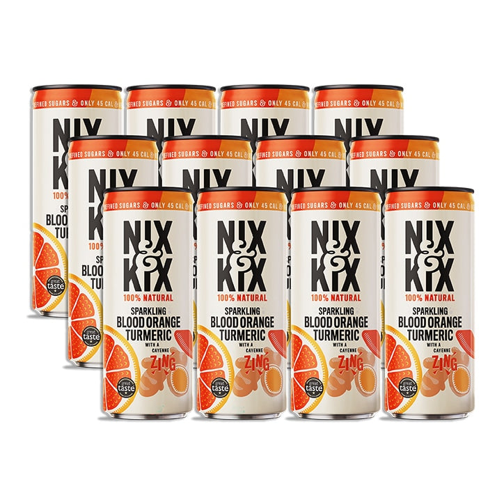 Nix & Kix Blood Orange & Turmeric 12 x 250ml GOODS Holland&Barrett   