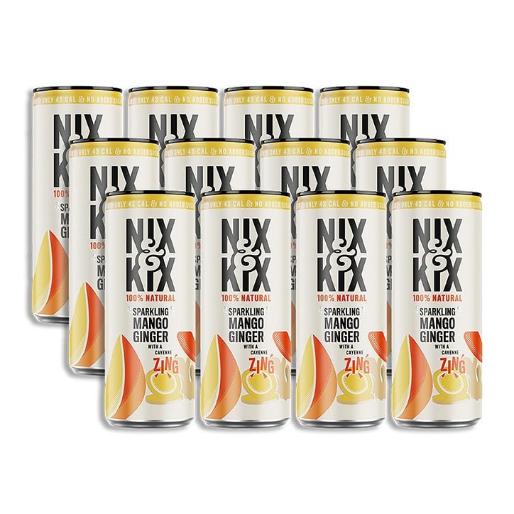 Nix & Kix Mango & Ginger 12 x 250ml GOODS Holland&Barrett   