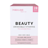 Pink Cloud Beauty Drinkable Vitamins Pink Lemonade Flavour 28 Sachets GOODS Holland&Barrett   