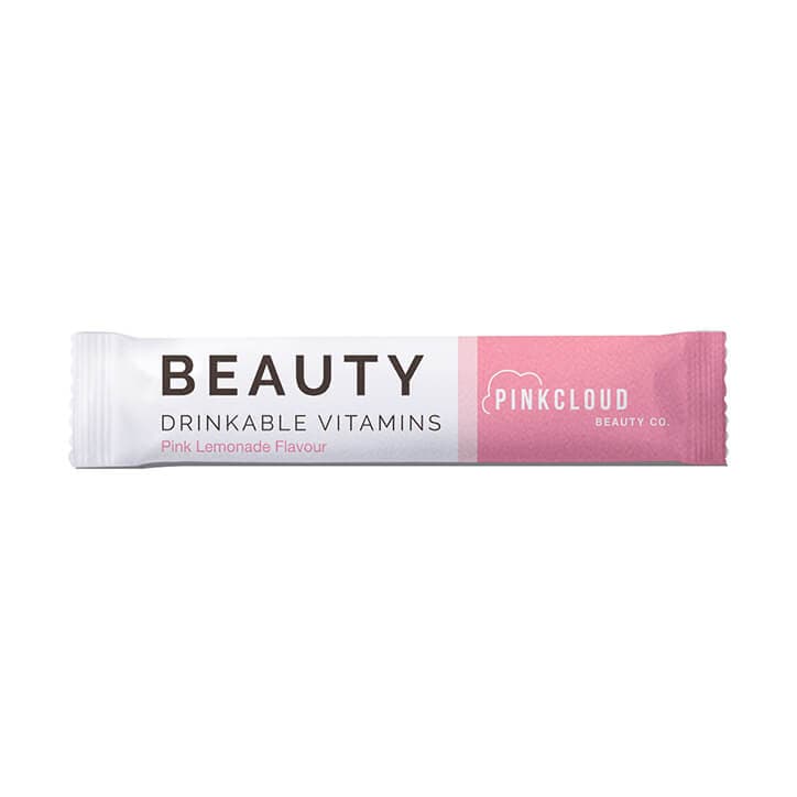 Pink Cloud Beauty Drinkable Vitamins Pink Lemonade Flavour 28 Sachets GOODS Holland&Barrett   