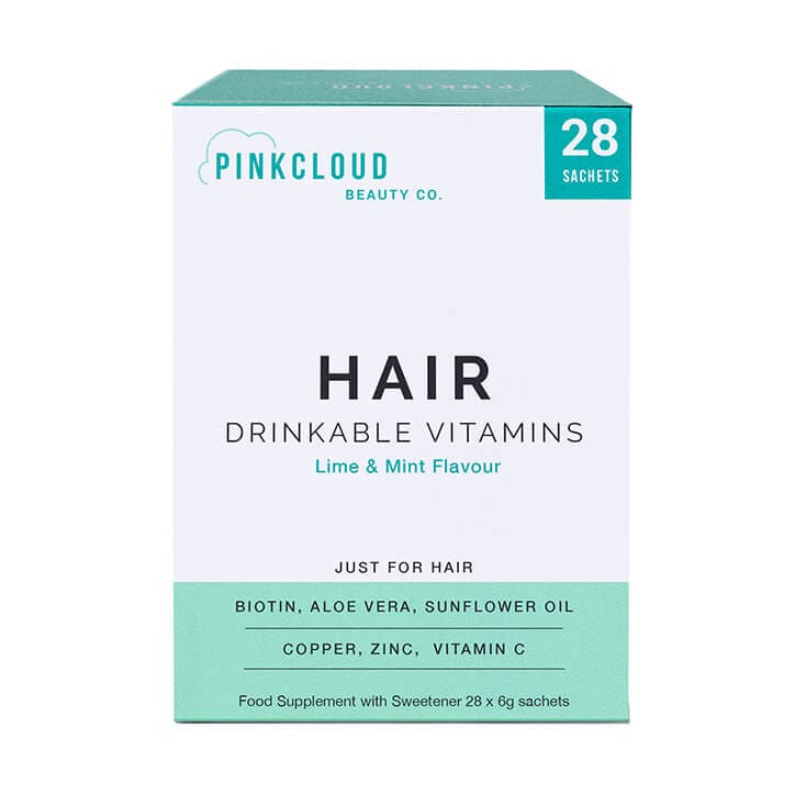 Pink Cloud Hair Drinkable Vitamins Lime & Mint Flavour 28 Sachets