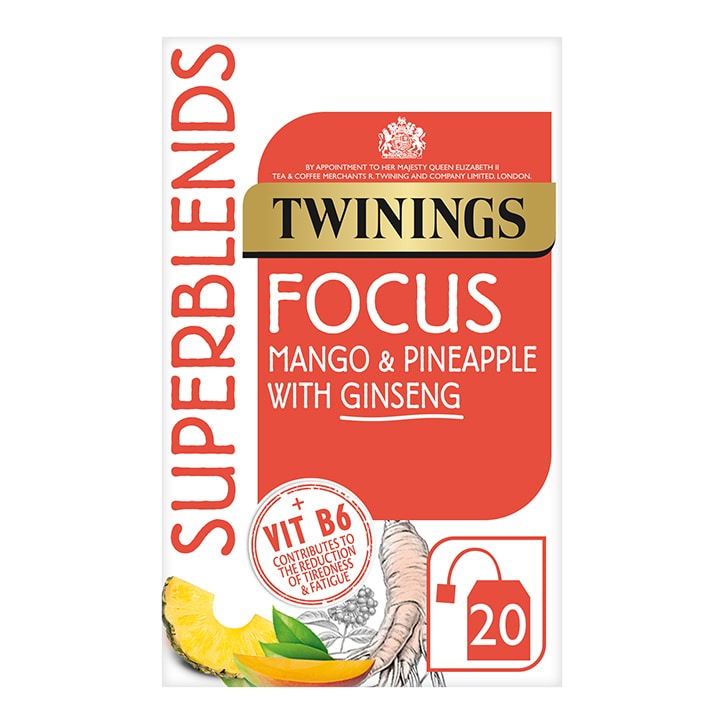 Twinings Superblends Focus 20 Tea Bags GOODS Holland&Barrett   