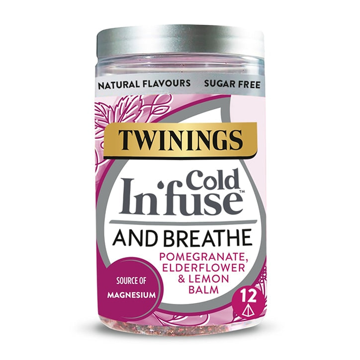 Twinings Cold In’Fuse And Breathe with Magnesium 12 Infusers GOODS Holland&Barrett   