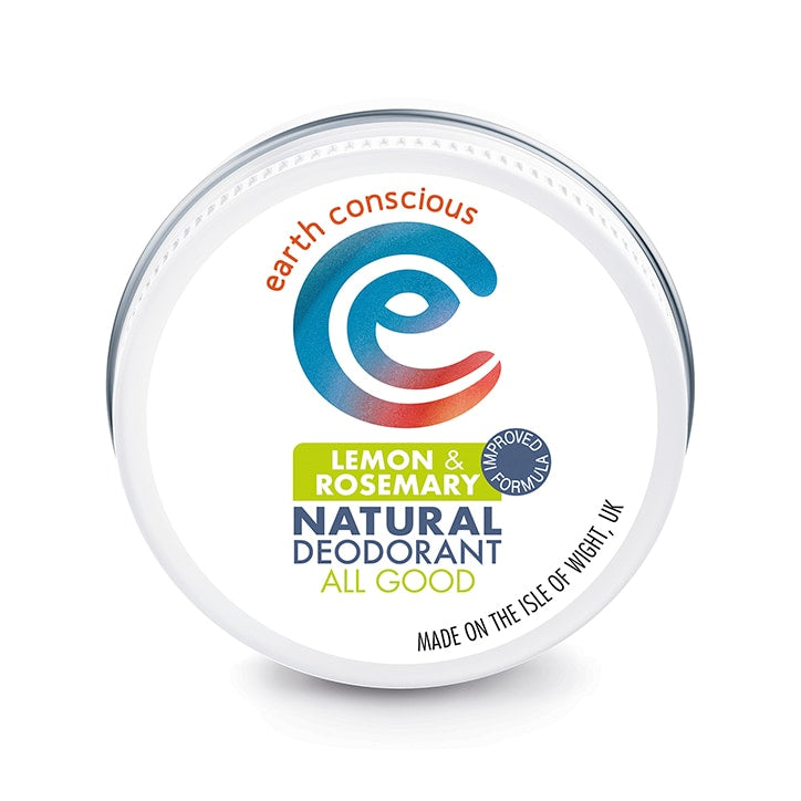 Earth Conscious Natural Deodorant Balm - Lemon & Rosemary