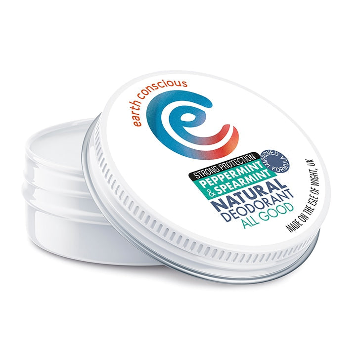 Earth Conscious Natural Deodorant Balm - Peppermint & Spearmint GOODS Holland&Barrett   