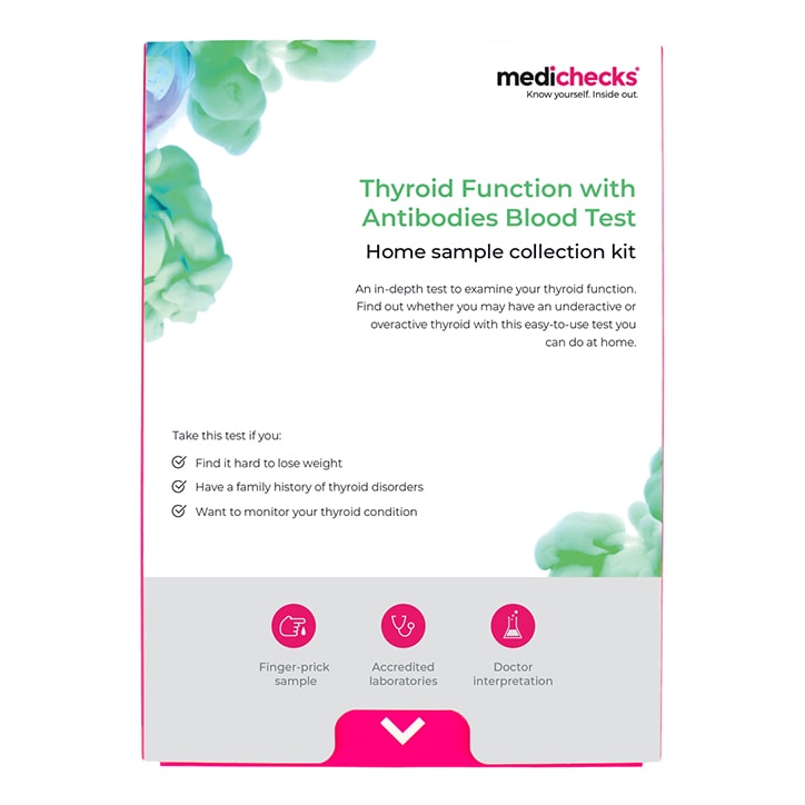 Medichecks Thyroid Function with Antibodies Blood Test GOODS Holland&Barrett   