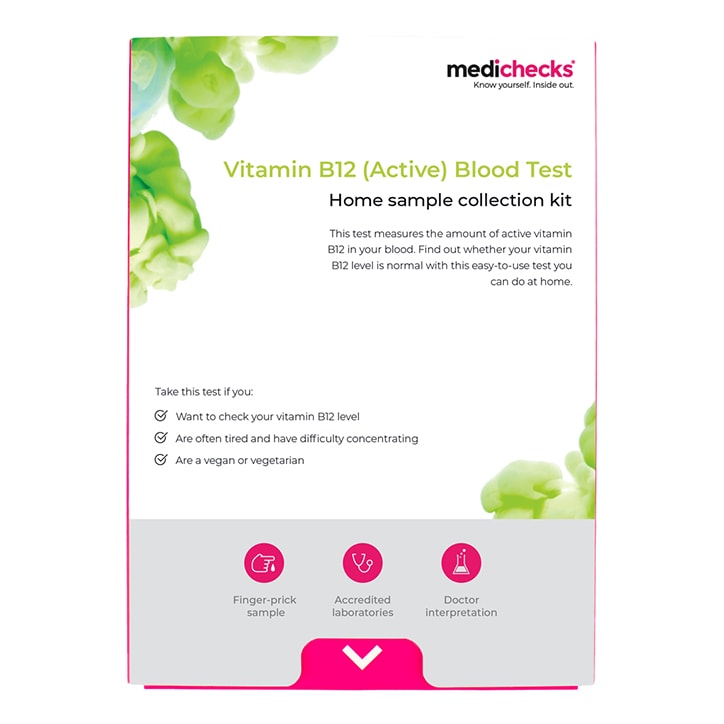 Medichecks Vitamin B12 (Active) Blood Test Vitamin B12 Holland&Barrett   