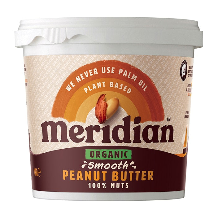 Meridian Organic Peanut Butter Smooth 1kg Peanut Butter Holland&Barrett   