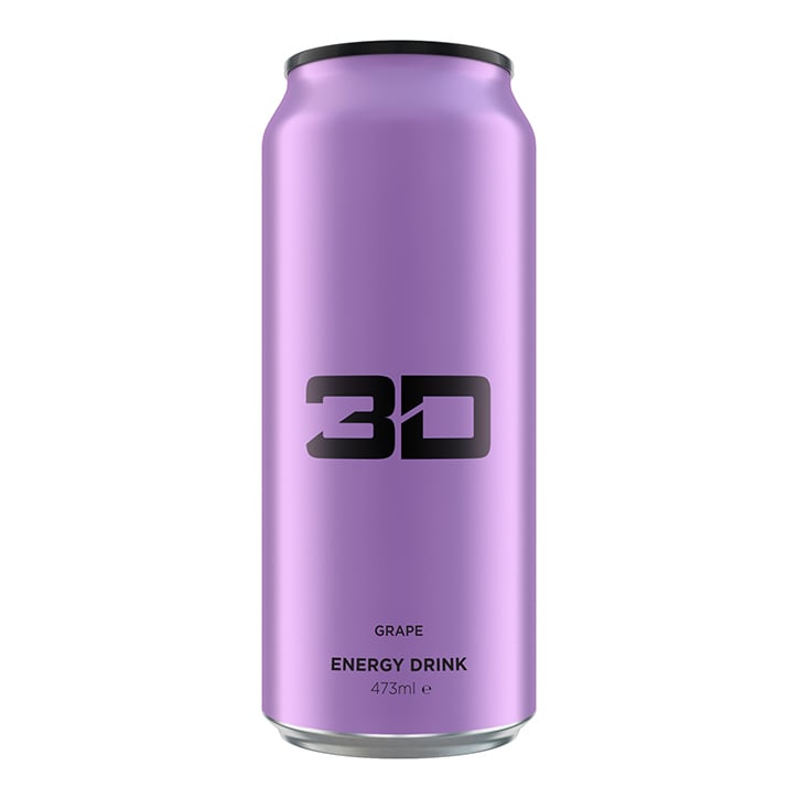 3D Energy Purple Grape 473ml