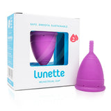 Lunette Menstrual Cup Violet size 2 Sanitary Towels & Panty Liners Holland&Barrett   