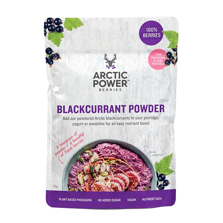 Arctic Power Berries 100% Blackcurrant Powder 70g GOODS Holland&Barrett   