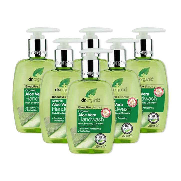 Dr Organic Aloe Vera Handwash Bundle 6 x 250ml