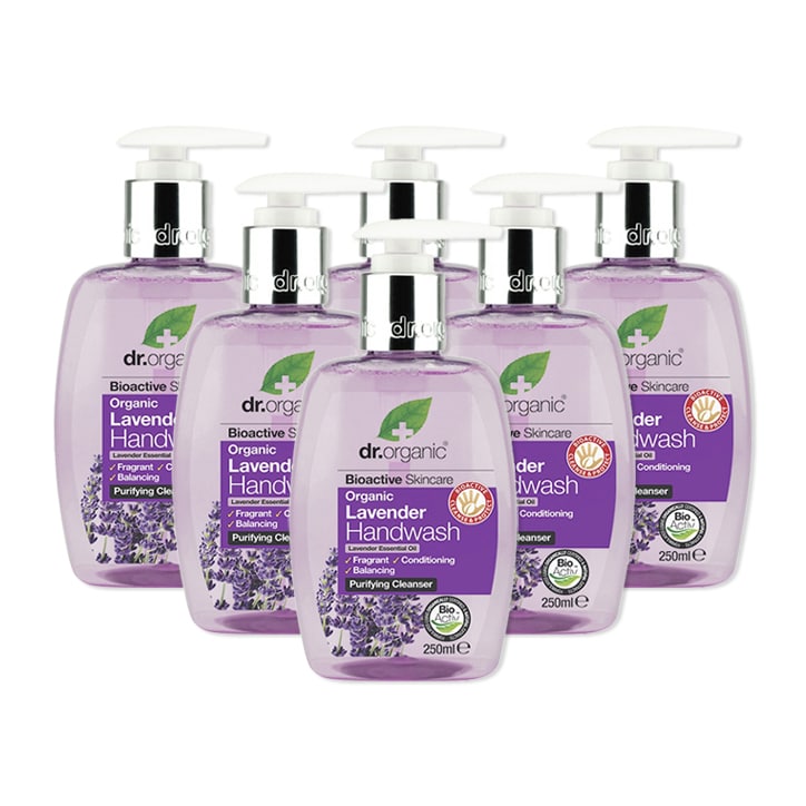 Dr Organic Lavender Hand Wash Bundle 6 x 250ml