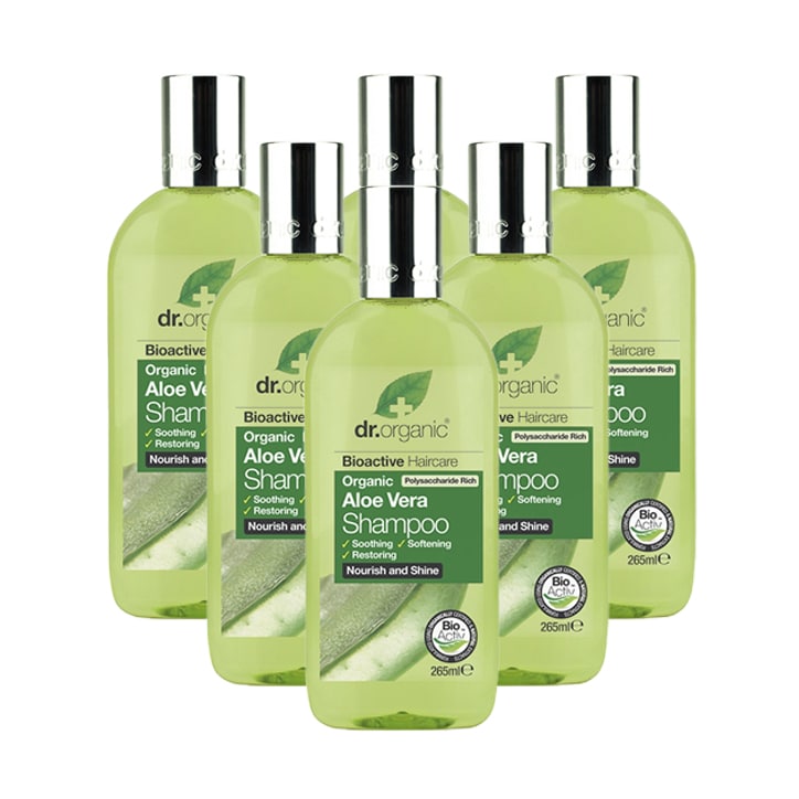 Dr Organic Aloe Vera Shampoo Bundle 6 x 265ml