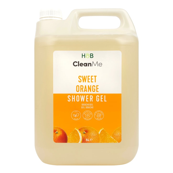 Clean Me Sweet Orange Shower Gel 5L Natural Shower Gel & Body Wash Holland&Barrett   