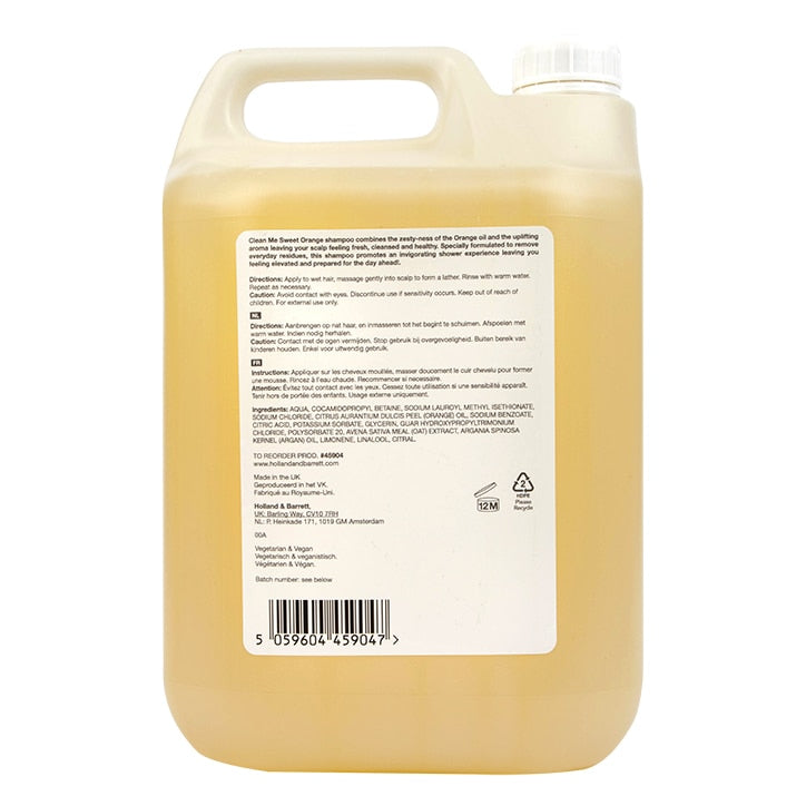 Clean Me Sweet Orange Shampoo 5L