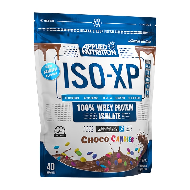 Applied Nutrition ISO-XP Chocolate Candies 1kg Whey Protein Holland&Barrett   