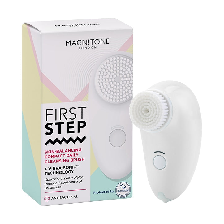 Magnitone First Step Vibra Sonic Compact Daily Cleansing Brush Natural Face Care Holland&Barrett   