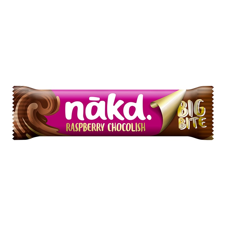 Nakd Raspberry Chocolish Big Bite Fruit, Nut & Cocoa Bar 50g