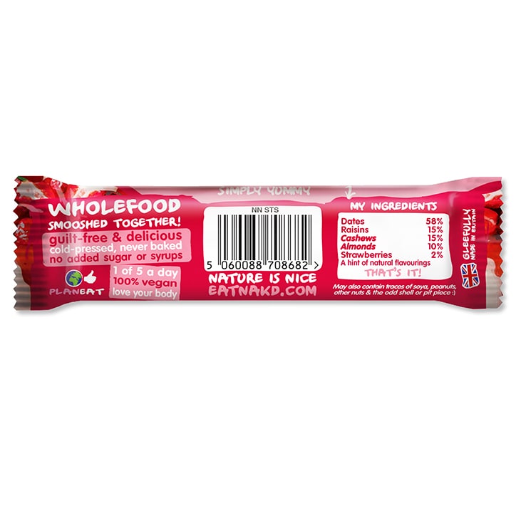 Nakd Strawberry Sundae Fruit & Nut Bar 35g