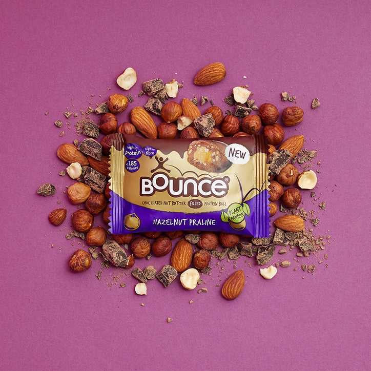 Bounce Dipped Chocolate Hazelnut Praline Protein Ball 40g GOODS Holland&Barrett   