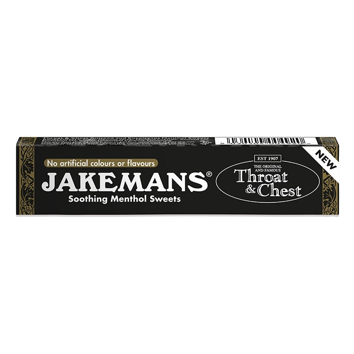 Jakemans Original Throat & Chest Soothing Menthol Sweets 41g Stick Pack GOODS Holland&Barrett   