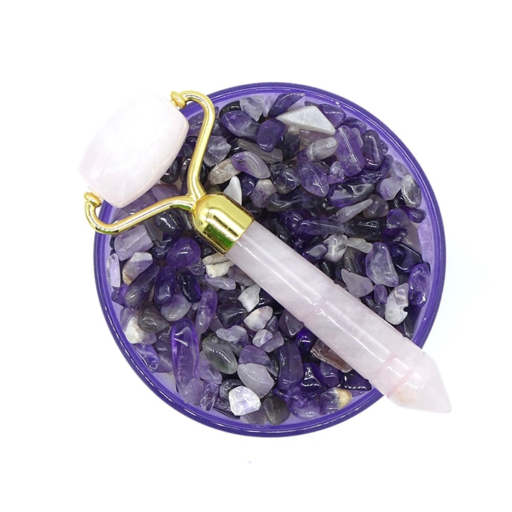 Psychic Sisters Mini Rose Quartz Facial Roller